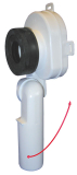 HL430/40 Urinal-Absaugsifon DN40