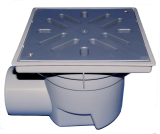 HL605L Perfektabl. DN110 waagr 244x244mm /226x226mm Kst. m. fros