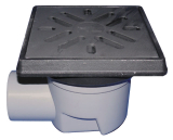 HL605.1W Perfektabl. DN110 waagr 260x260 mm/226x226mm Guss m. Wa