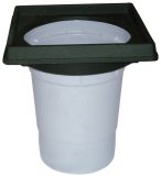 HL606.1K/5 Perfektabl.k�rper DN160 senkr 260x260mm Guss