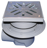 HL615S Perfektabl. DN110 waagr m. Dichtf lansch. 240x240mm Kst./