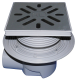 HL615W Perfektabl. DN110 waagr m. Dichtf lansch. 240x240mm Kst./