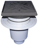 HL616.1W/5 Perfektabl. DN160 senkr m. Di chtflansch. 260x260mm/2