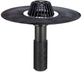 HL69H/1 Renovierungsdachabl. f. DN110 m. Bitumenmanschette