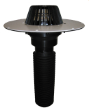 HL69P/2 Renovierungsdachabl. f. DN125 PVC-Kragen