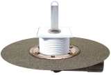 HL80.2H Bodenabl. DN50/75 drehb. m. Bitu menmanschette. GV. Vent