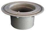 HL8500 Aufstockelement 100 mm/ d 146mm mit Dichtflansch und O-Ri