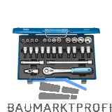 GEDORE Steckschl�ssel-Satz 19IMU-10 1/2"vierkant mit Umschaltknarre 27-teilig