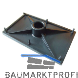 Bodenplatte Gummi 130 x 80 x 25 mm