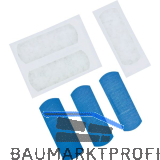LEINA Pflasterstrips elastisch Farbe blau 2,5 cm x 7,2 cm
