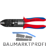 KNIPEX Crimpzange 9721 isolierte Kabelschuhe/-Verbinder 0,5-6 mm�, L=230 mm