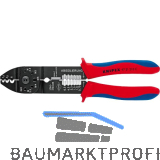 KNIPEX Crimpzange 9721C unisolierte Kabelschuhe/-Verbinder 0,5-6 mm�, L=230 mm