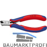 KNIPEX Elektronik-Vornschr�gschneider 6432 DIN 9654 kleine Facette, 2K, L=120 mm