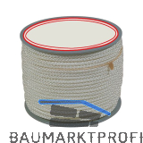 STUBAI Senklotschnur wei� auf Spule � 4,0 mm L�nge 50 m