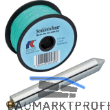KAUFMANN Senklot Lange Form 230 Gramm mit Schnur gr�n � 1,7 mm L�nge 30 m