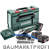 METABO Akku-Winkelschleifer W 18 L9-125 18 Volt / 4,0 Ah (IEC) Li-Ion
