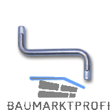 Sechskant-Stiftschl�ssel 4 mm Stahl verzinkt