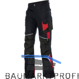 K�BLER Bundhose Bodyforce PRO 2125 schwarz/mittelrot 58