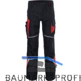 K�BLER Bundhose Bodyforce schwarz/mittelrot 52
