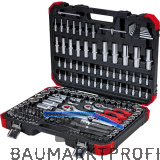 GEDORE RED Steckschl�ssel-Satz 1/4" + 3/8" + 1/2" mit Umschaltknarren 172-teilig