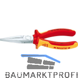 KNIPEX VDE Langbeck-Flachzange DIN 5745 lange, flache Backen L�nge 160 mm