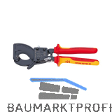 KNIPEX VDE-Kabelschneider L�nge 280 mm f�r Kabeldurchmesser 32 mm