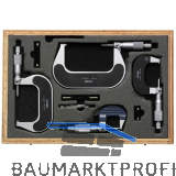 MITUTOYO B�gelmessschrauben-Satz DIN 863-1 Messbereich 0-100 mm