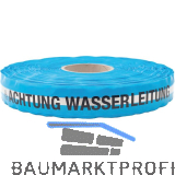 Ortungswarnband "Achtung Wasserleitung" blau 250 m