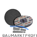 3M Kompaktscheibe Roloc XL-UR � 76,2 mm Korn 6 A med Fb. Braun