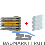 SOLIDO Cutter Set 5 x Cutter + 10 x Abbrechklingenbox 15-teilig