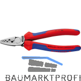 KNIPEX Crimpzange 9772180 f�r Aderendh�lsen 0,25-16 mm�, 2K-Griff, L=180 mm