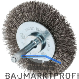 OSBORN Rundb�rste mit Schaft 70 x 11 x 6 mm rostfreier Stahldraht