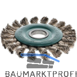OSBORN Rundb�rste gezopft 125 x 6 x 22,2 mm rostfreier Stahldraht