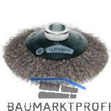 OSBORN Kegelb�rste mit Gewinde 100 x 10 x 20 mm rostfreier Stahldraht gewellt