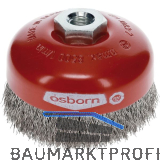 OSBORN Fl�chenreinigungs Topfb�rste 100 x 22 mm Stahldraht M14
