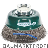 OSBORN Fl�chenreinigungs Topfb�rste 80 x 25 mm rostfreier Stahldraht M14