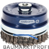 OSBORN Topfb�rste 120 x 20 mm Stahldraht gezopft M14