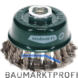 OSBORN Topfb�rste 65 x 20 mm rostfreier Stahldraht gezopft M14
