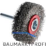 OSBORN Rundb�rste mit Schaft 50 x 17 x 6 mm Stahldraht