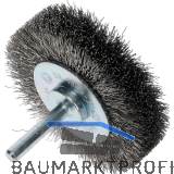 OSBORN Rundb�rste mit Schaft 70 x 18 x 6 mm Stahldraht