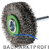 OSBORN Rundb�rste mit Schaft 50 x 17 x 6 mm rostfreier Stahldraht