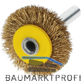 OSBORN Rundb�rste mit Schaft 30 x 9 x 6 mm Messing