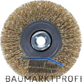 OSBORN Rundb�rste mit Gewinde 115 x 12 mm vermessingter Stahldraht M14