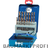BOHRCRAFT Bohrer-Kassette DIN338RN HSS Co5 � 1-10 mm 19-teilig