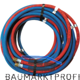 POLOGEN Schlauchgarnitur f�r Acetylen/Sauerstoff 30m