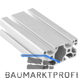 Aluminium Nutprofil ISP Nut 6 L61 leicht 60 x 30 mm 6 Nuten