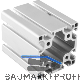 Aluminium Nutprofil ISP Nut 8 L80 leicht 80 x 80 mm 8 Nuten