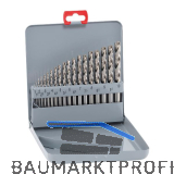 MAYKESTAG Spiralbohrer-Kassette DIN338RN HSS-Co5 � 1-10 mm 19-teilig