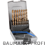 ALPEN Spiralbohrer-Kassette DIN338RN HSS Cobalt GRIP KP19 � 1-10mm 19-teilig