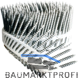 ALSAFIX Nagelschraube L�nge 75 mm verzinkt Kunststoffgebunden 16 Grad